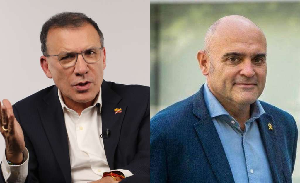Roy Barreras y Xavier Vendrell