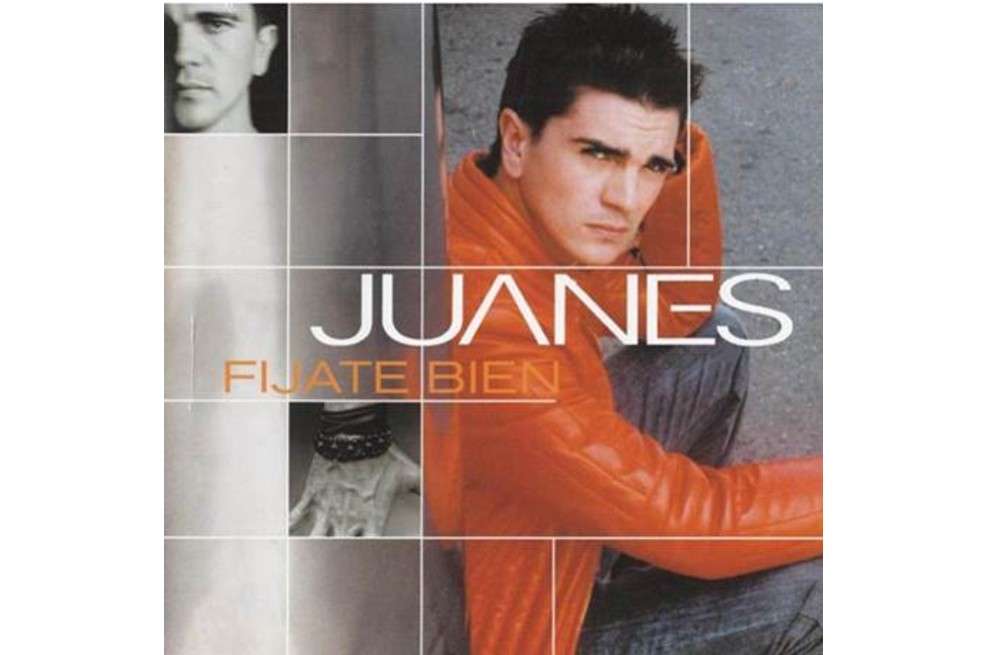 Imagen de la carátula del disco “Fíjate bien” de Juanes, el primero que publicó como solita.