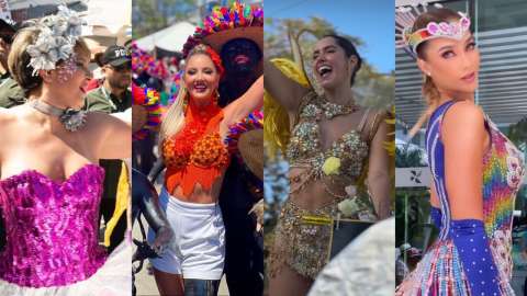 Verónica Alcocer, Paulina Vega y más: así se gozan el Carnaval de Barranquilla