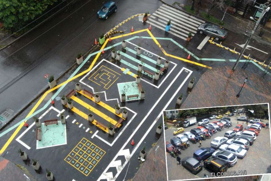 Por años, el terreno –ubicado en la calle 80 con carrera 9, en el norte de Bogotá– fue utilizado irregularmente como un parqueadero informal de vehículos. /Alcaldía