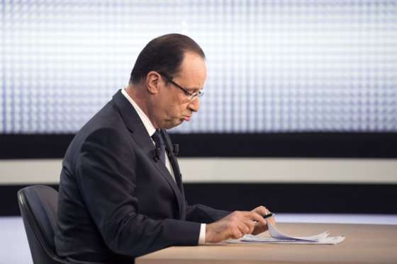 François Hollande, presidente de Francia,