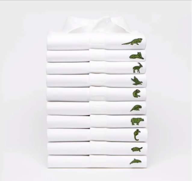 Así lucen las camisas polo que lanzó Lacoste. / Tomado del Instagram de Lacoste