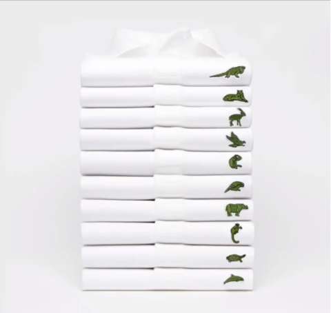 Lacoste cambia a su tradicional cocodrilo por 10 animales en peligro de extinción