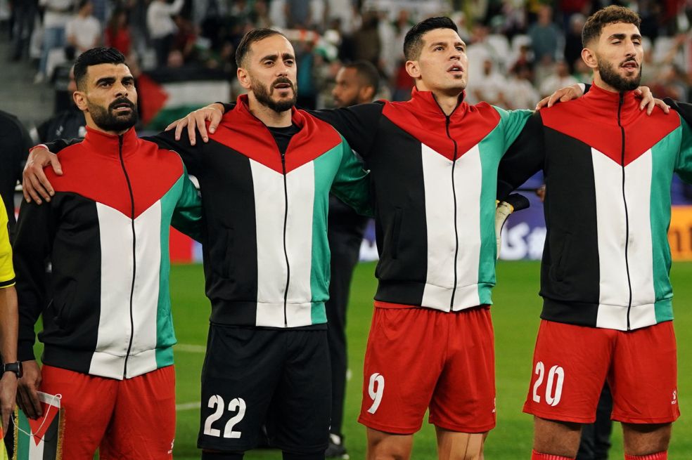 Selección de Palestina en la Copa Asiática 2023, en Catar.