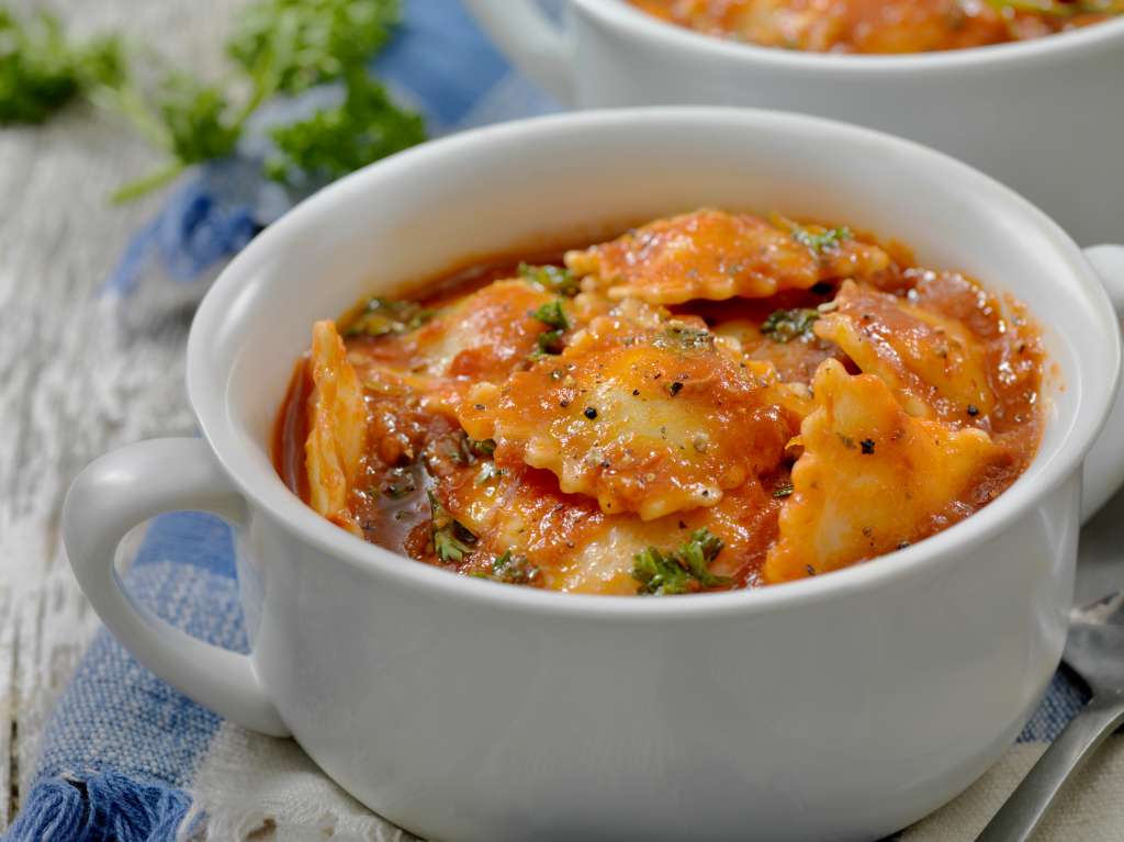 Sopa de raviolis