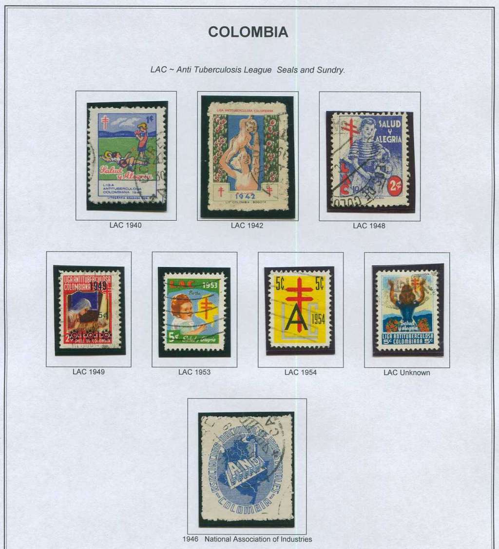 Estampillas de Colombia, Liga Antituberculosa