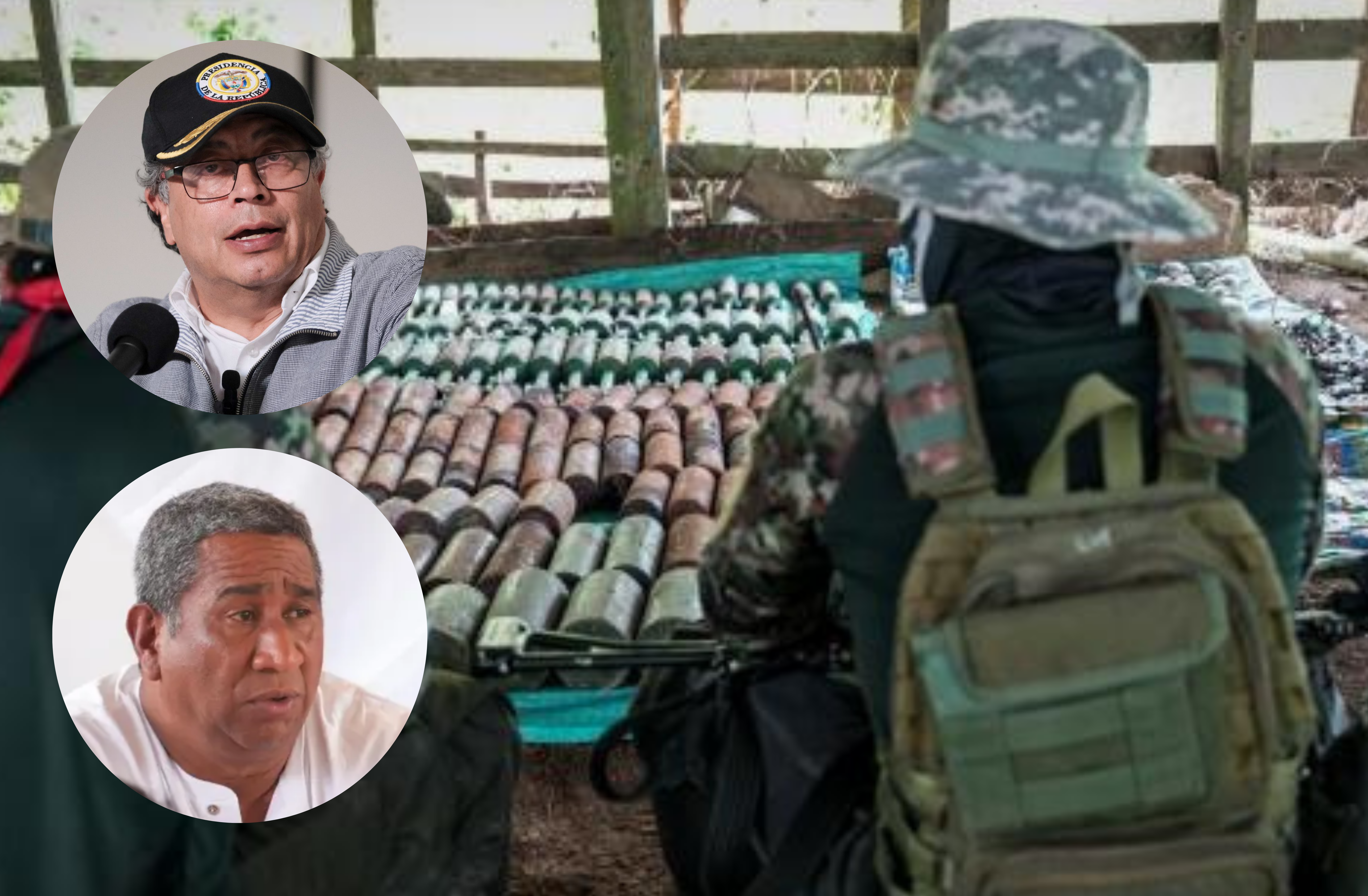 Entre las armas entregadas por Comuneros del Sur hay 585 artefactos explosivos.