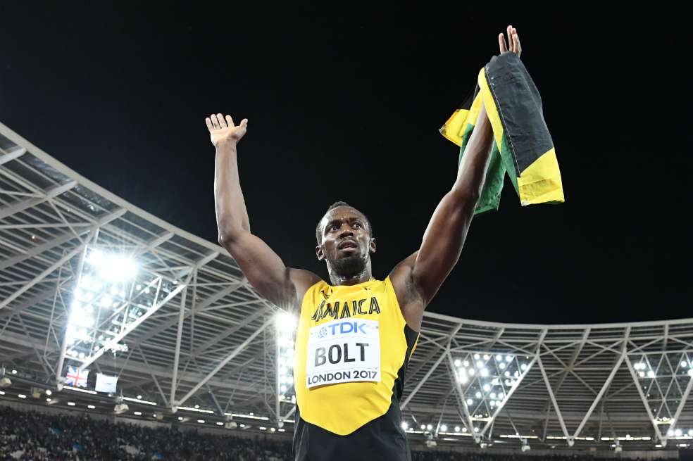 Bolt corrió en total, 85 carreras de 100 metros y 53 marcas por debajo de los 10 segundos. / AFP