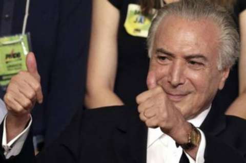 Presidente interino de Brasil descarta ser candidato en elecciones de 2018