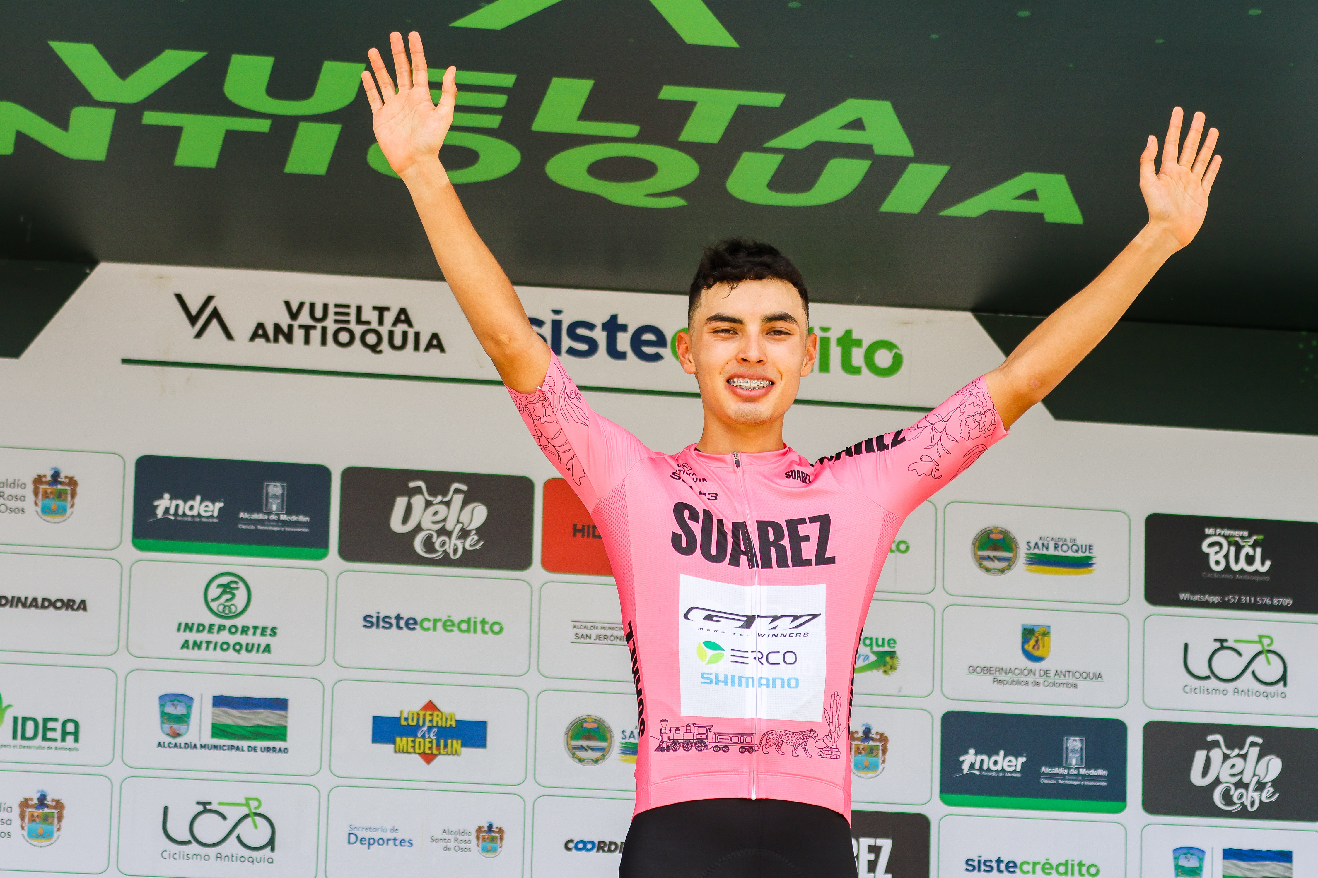 Diego Pescador es el líder de la sub-23 en la Vuelta a Antioquia 2024.