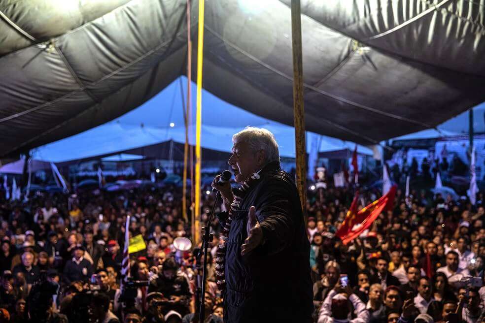 El presidente de México, Andrés Manuel López Obrador. / Alejandro Cegarra - The New York Times
