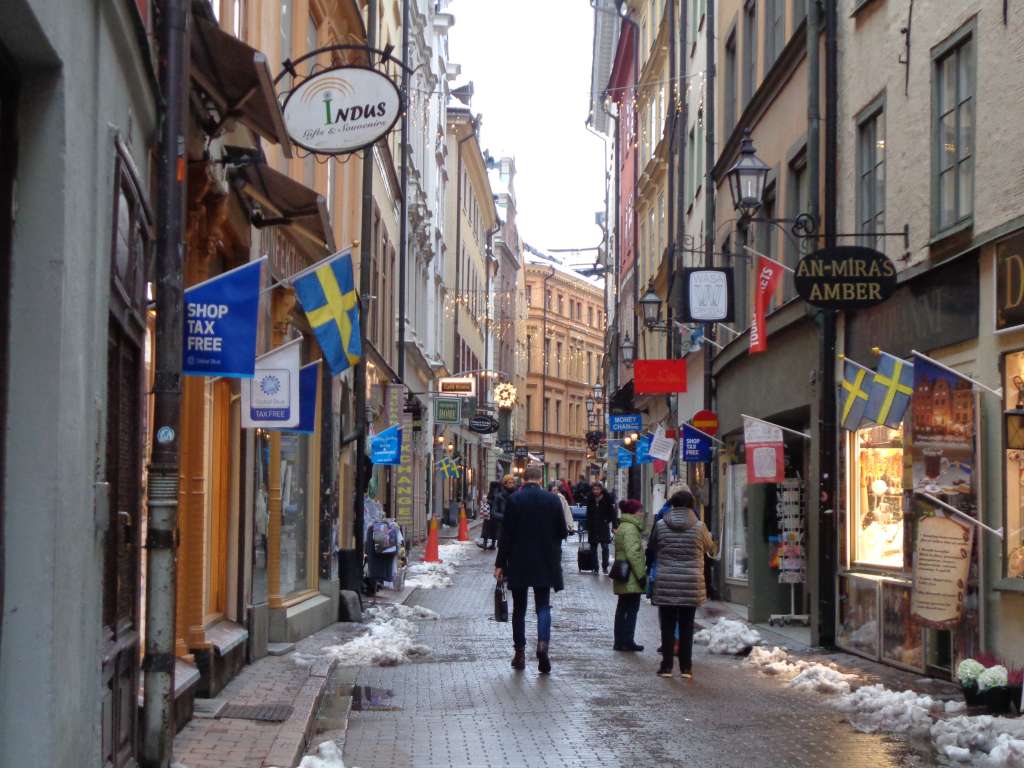 Calle de Gamla Stan.