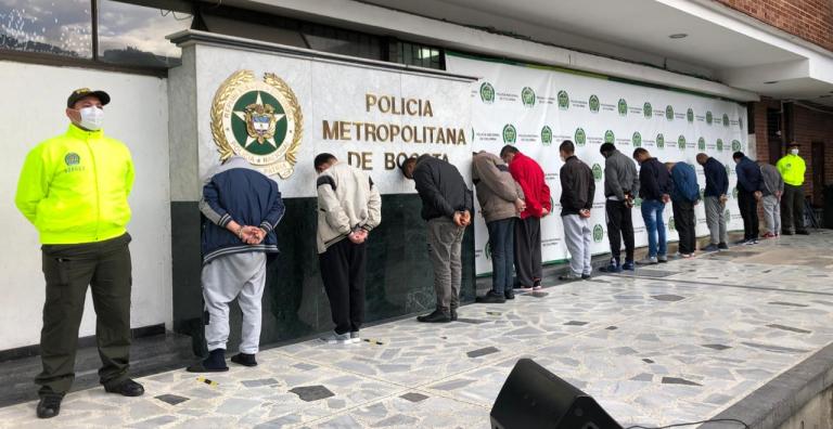 En operativo, capturan a 12 hombres acusados de abuso sexual a menores y mujeres en Bogotá