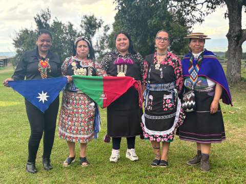 Género y paz: los temas claves del encuentro entre mujeres CRIC y mapuches de Chile