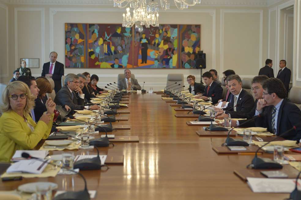 El consejo de ministros del pasado 25 de agosto en la Casa de Nariño. / SIG