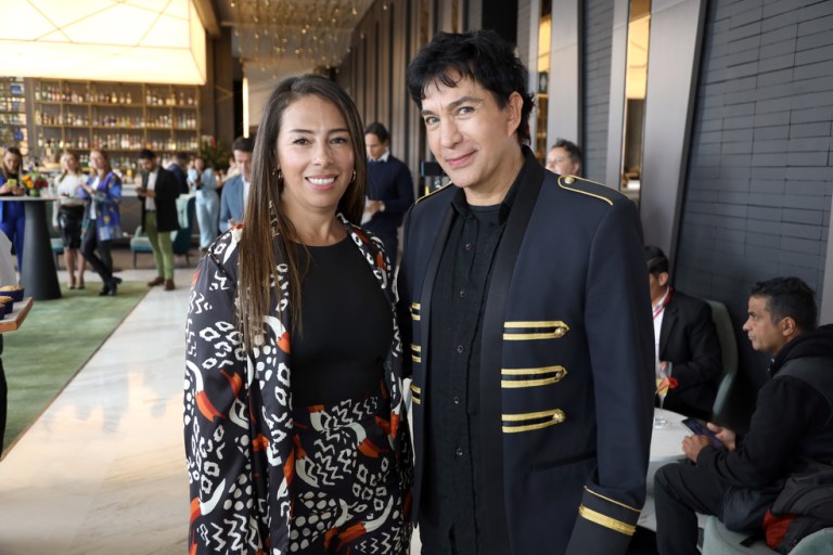 Marcela Sánchez y Emir Kent