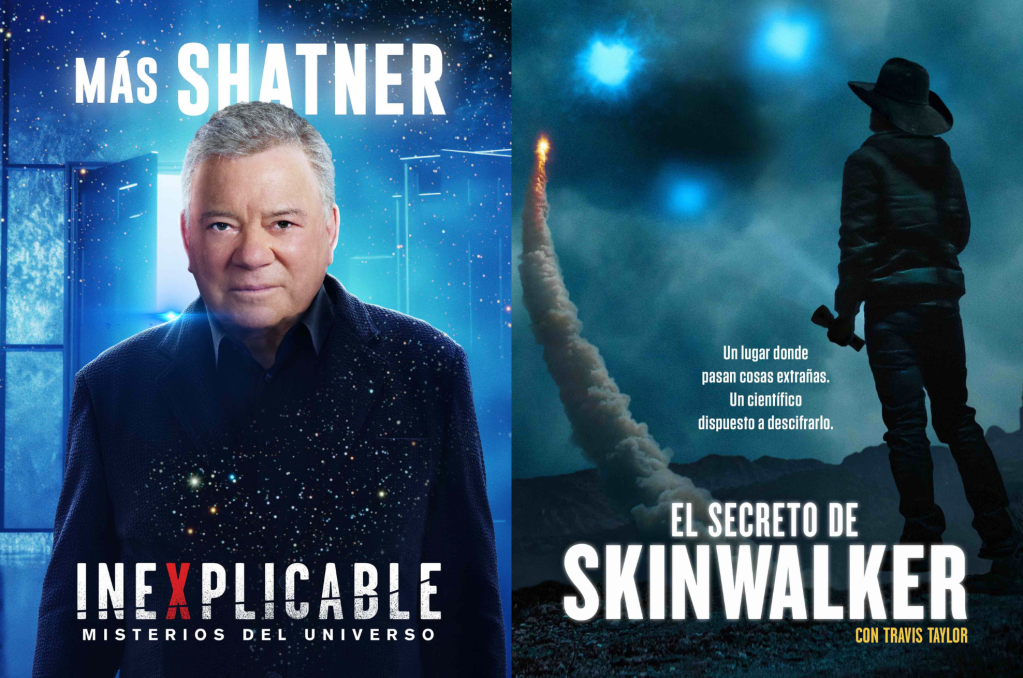 “Inexplicable: misterios del universo con William Shatner” y la quinta temporada de “El Secreto de Skinwalker” se estrenan este mes.