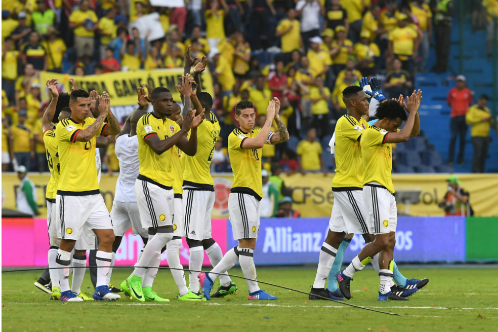 La selección de Colombia jugará el sexto mundial de su historia. / AFP