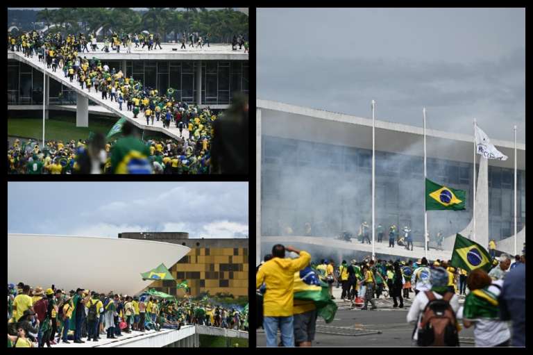 Este domingo, 8 de enero, cientos de seguidores del expresidente Jair Bolsonaro invadieron el Congreso de Brasil.
