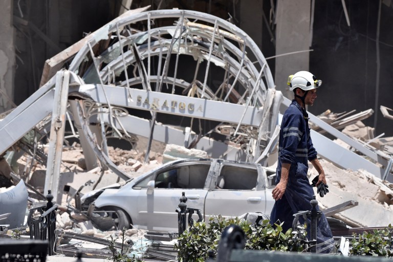 Así quedó el Hotel Saratoga en Cuba tras explosión que deja al menos 18 muertos