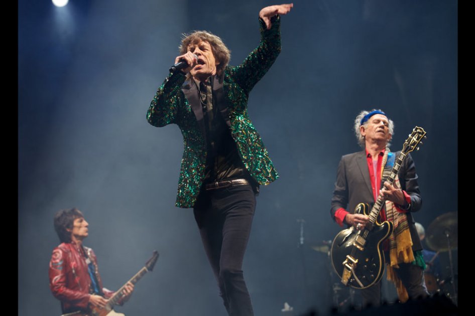Los Rolling Stones en Glastonbury.