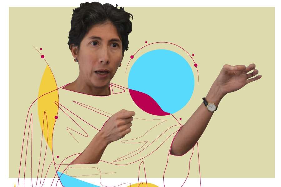 Marcela Eslava, profesora titular de la U. de los Andes.