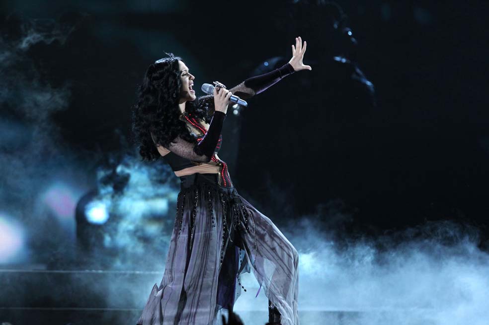 Katy Perry fue una de las estrellas centrales durante la pasada ceremonia de entrega del Grammy. / Fotos: Cortesía CBS