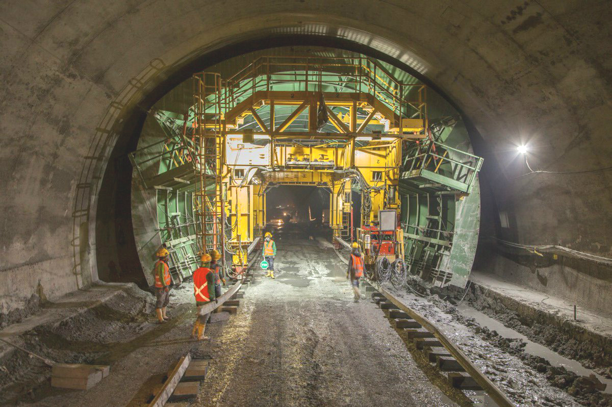 Túnel de La Línea. / SIG