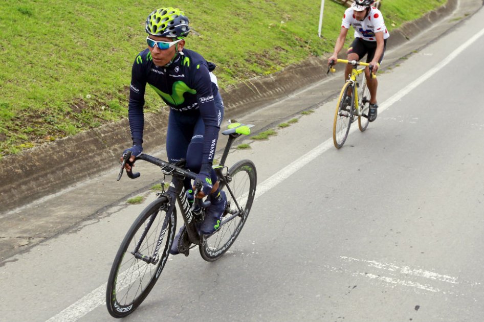 Nairo Quintana es líder en la Ruta del Sur. Foto: AFP