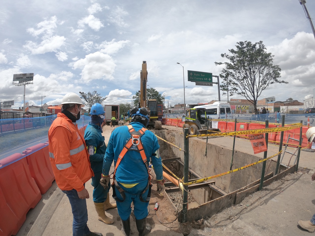 En la Avenida Boyacá con Primero de Mayo las obras terminarán en diciembre.