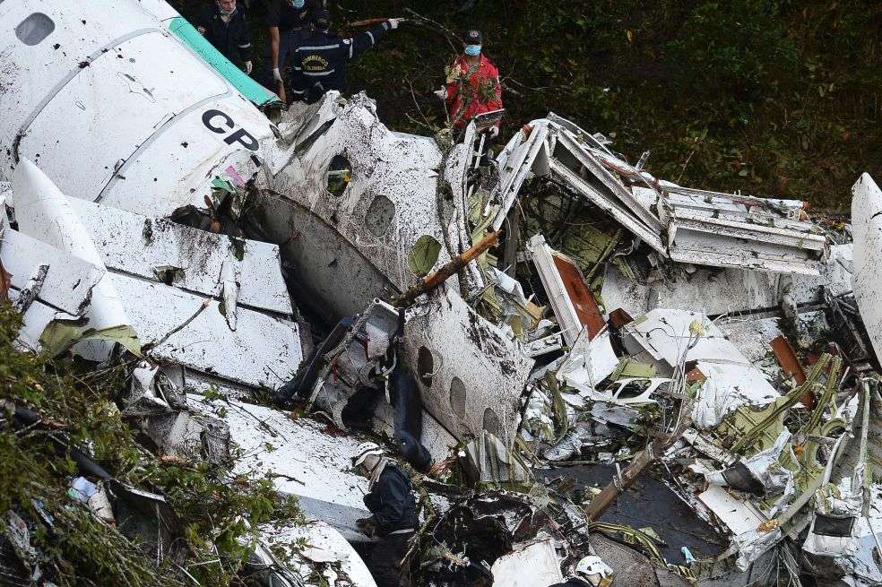 Seis pasajeros sobrevivieron a la tragedia. / AFP.
