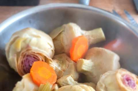 Harry Sasson: receta para preparar alcachofas encurtidas