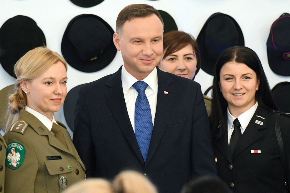 El presidente polaco, Andrzej Duda, ofreció perdón a los judíos expulsados en 1968. / EFE