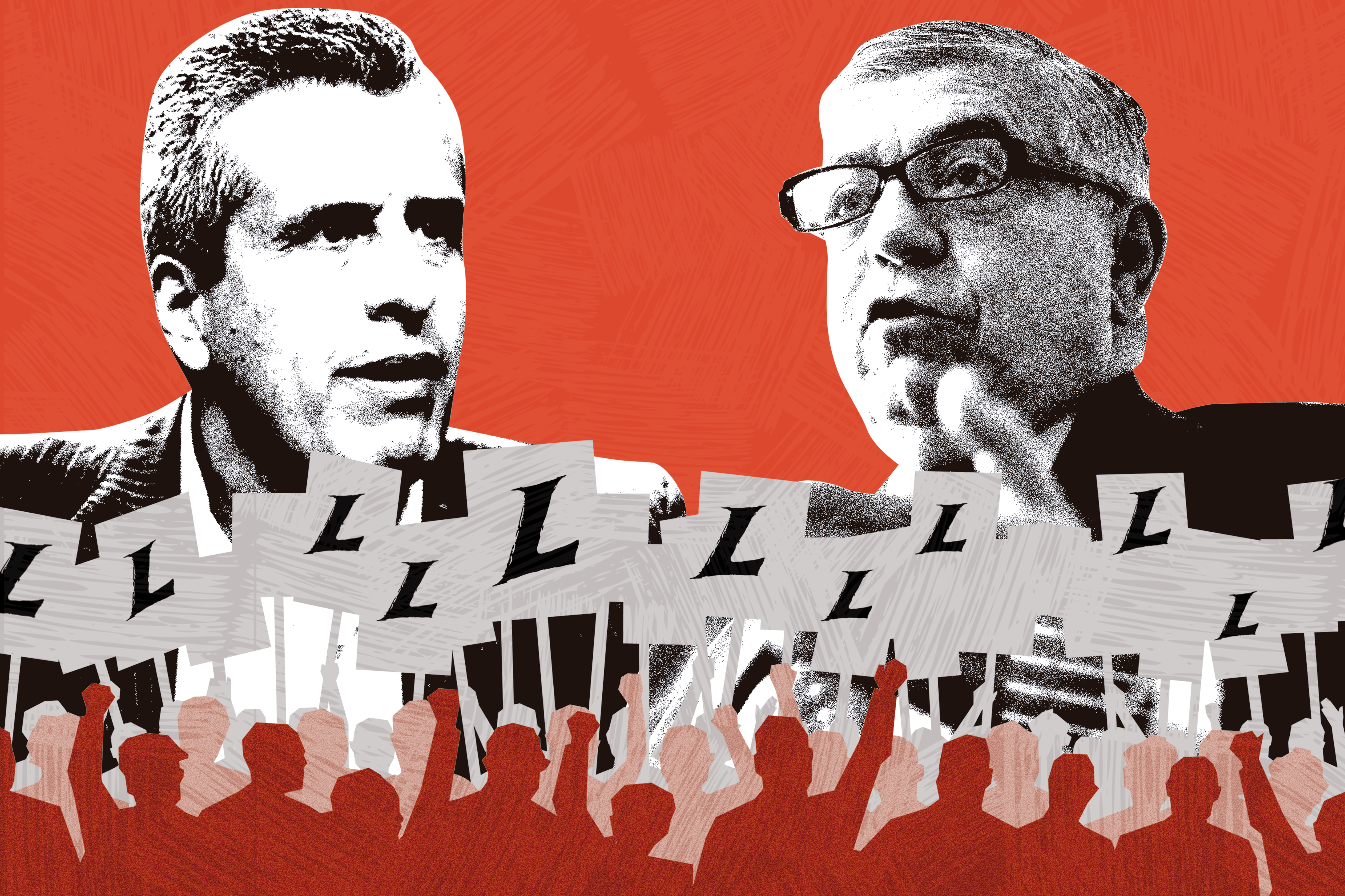 Luis Fernando Velasco y César Gaviria
