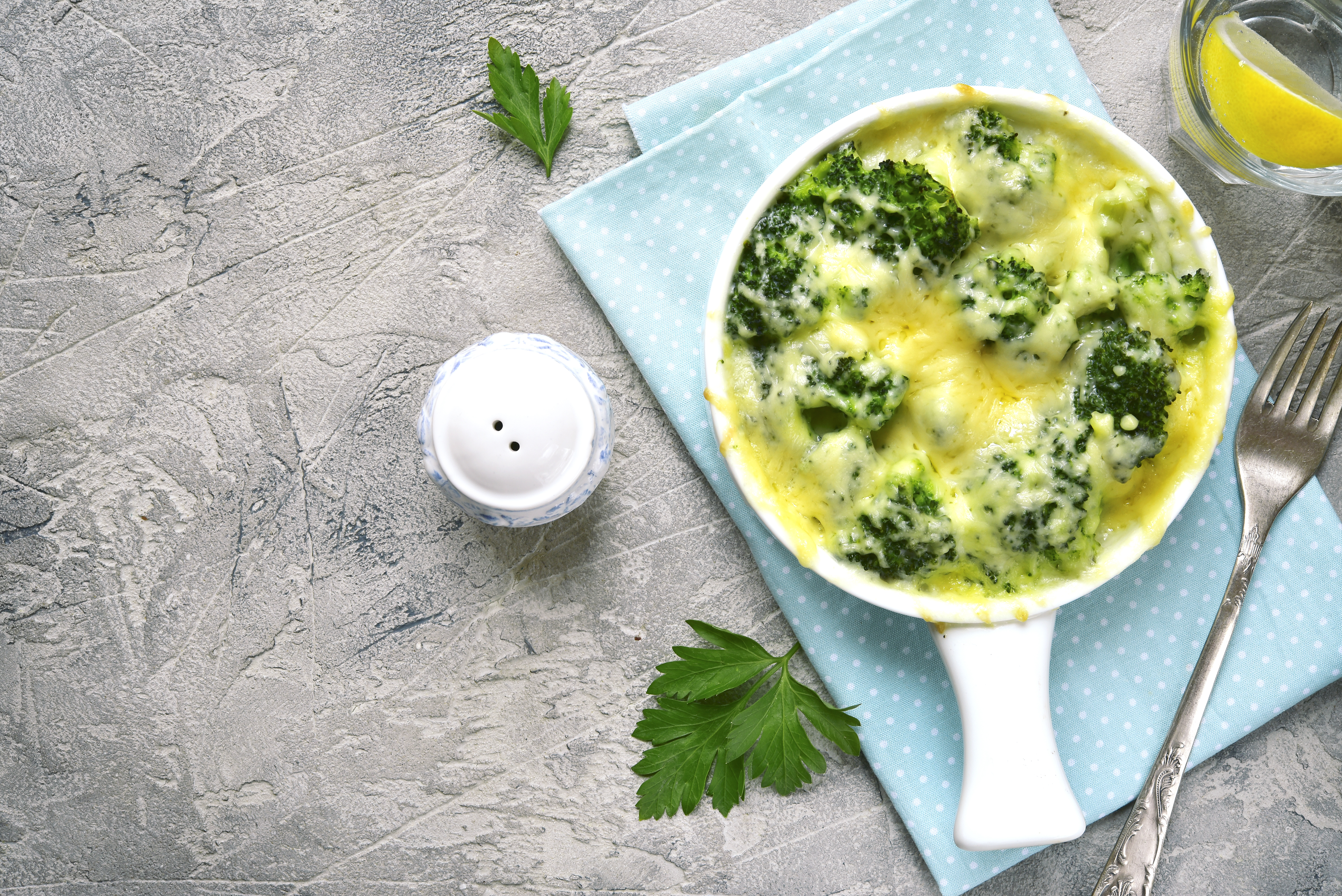 Brócoli gratinado