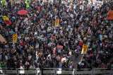 En imágenes: así fue el plantón contra la reforma tributaria en la Plaza de Bolívar