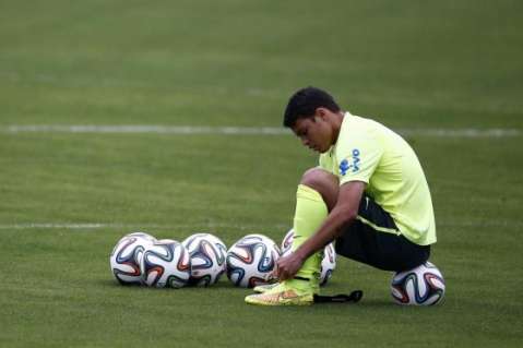 Thiago Silva entrena con Fluminense antes de volver al PSG