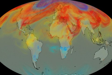Nasa revela el “mapa” del CO2 visto desde el espacio