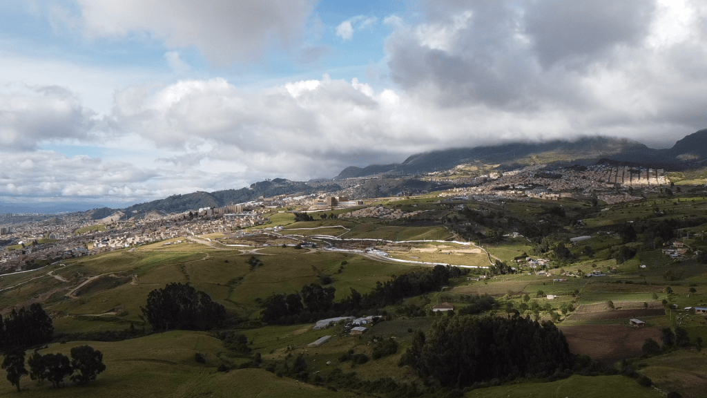 Panorámica de La Reliquia, Usme. / Daniel Garrido, para el proyecto SUSTENTO de la Universidad Javeriana.