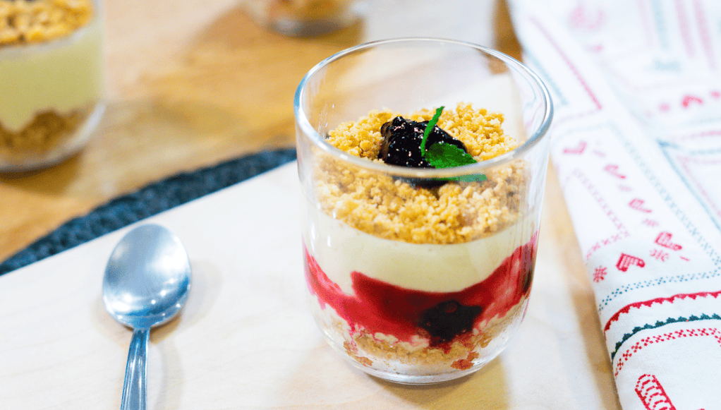 “Cheesecake” de maíz