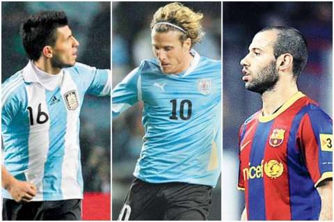 Negocios de Agüero, Mascherano y Forlán, a investigación por evasión fiscal