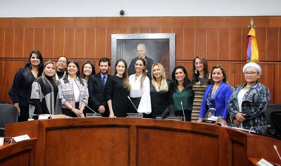 Congresistas participantes de la Comisión para la Equidad de la Mujer. / Sacada de Twitter