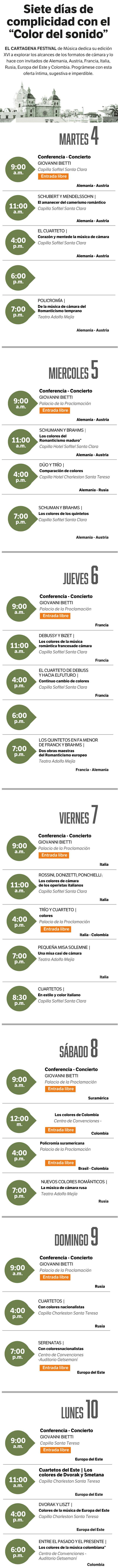 PROGRAMACIÓN FESTIVAL DE MÚSICA 2022