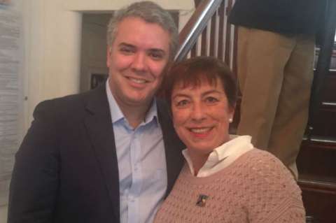 Tiene el talante de servidora pública: Duque sobre Claudia Ortiz