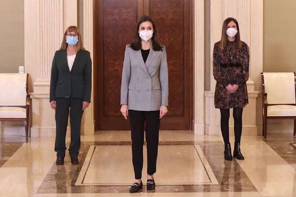 La Reina Letizia ha presidido dos audiencias en el Palacio de la Zarzuela