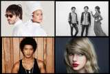 Algunos de los nominados a los premios Grammy 2016