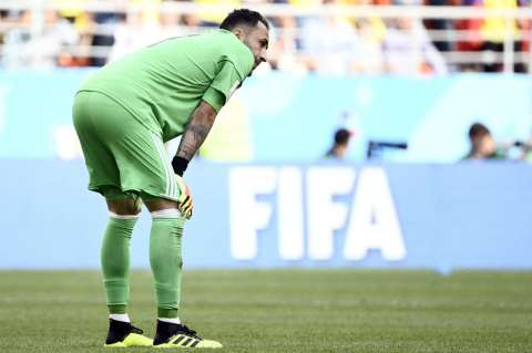 David Ospina, la única buena noticia de Colombia en su debut en Rusia 2018