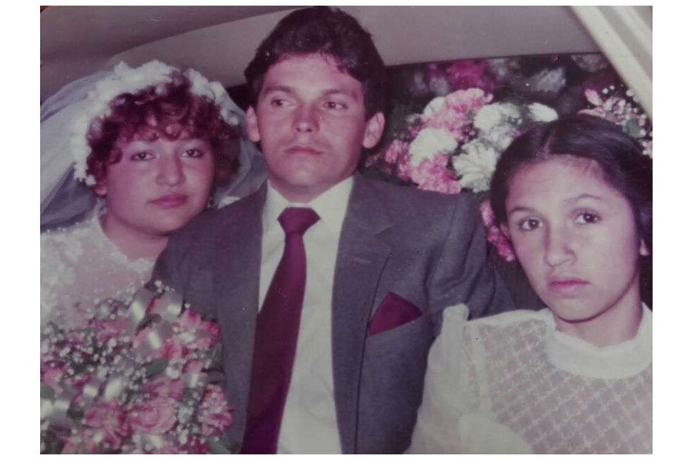 Libardo Durán y Fabiola Hernández durante su matrimonio.