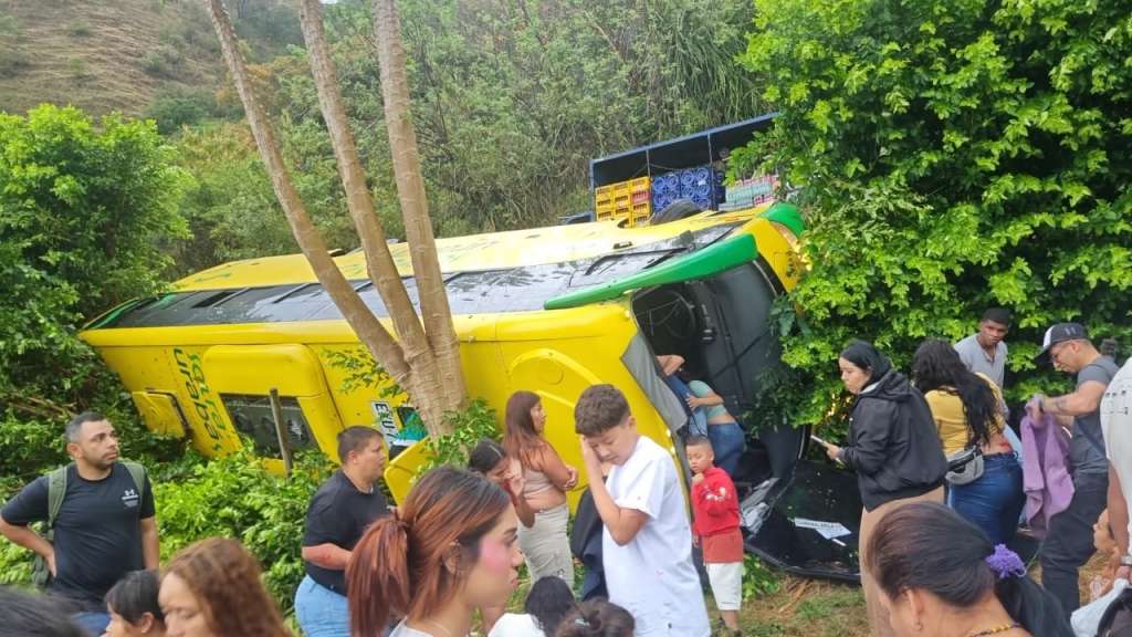 Accidente en vía Sabanalarga-Medellín