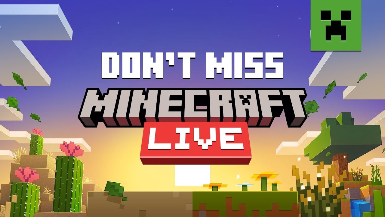La transmisión en vivo se llevó a cabo en el canal oficial de Minecraft en YouTube.